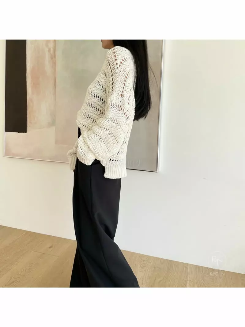 Ryon - Korean Women Fashion - #womensfashion - Scsi R Knit Tee - 5