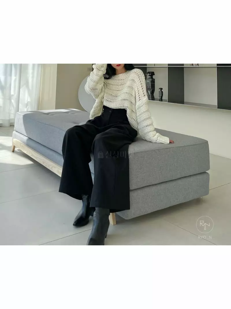 Ryon - Korean Women Fashion - #womensfashion - Scsi R Knit Tee - 7
