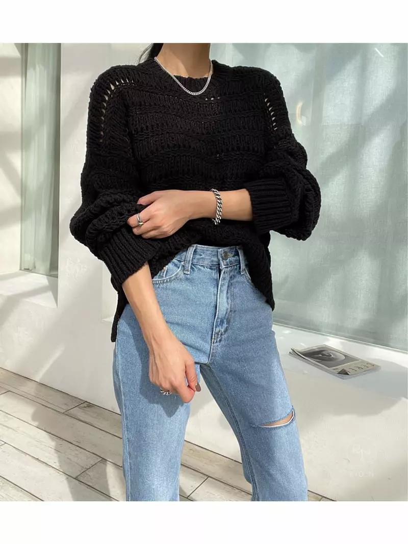 Ryon - Korean Women Fashion - #womensfashion - Scsi R Knit Tee - 9