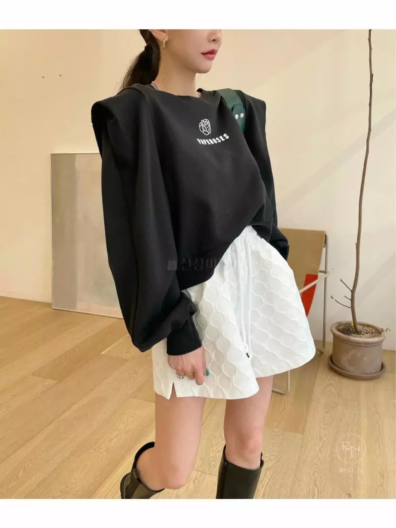 Ryon - Korean Women Fashion - #womensfashion - Rose Sweatshirt - 11
