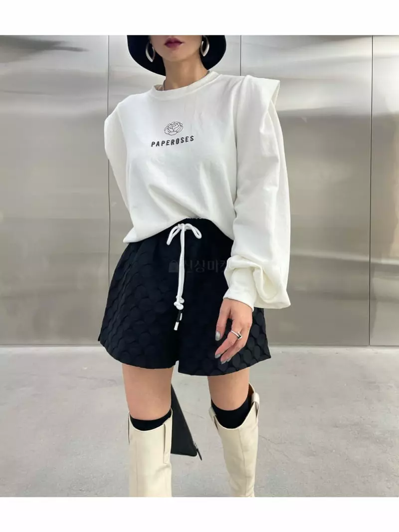 Ryon - Korean Women Fashion - #womensfashion - Rose Sweatshirt - 3