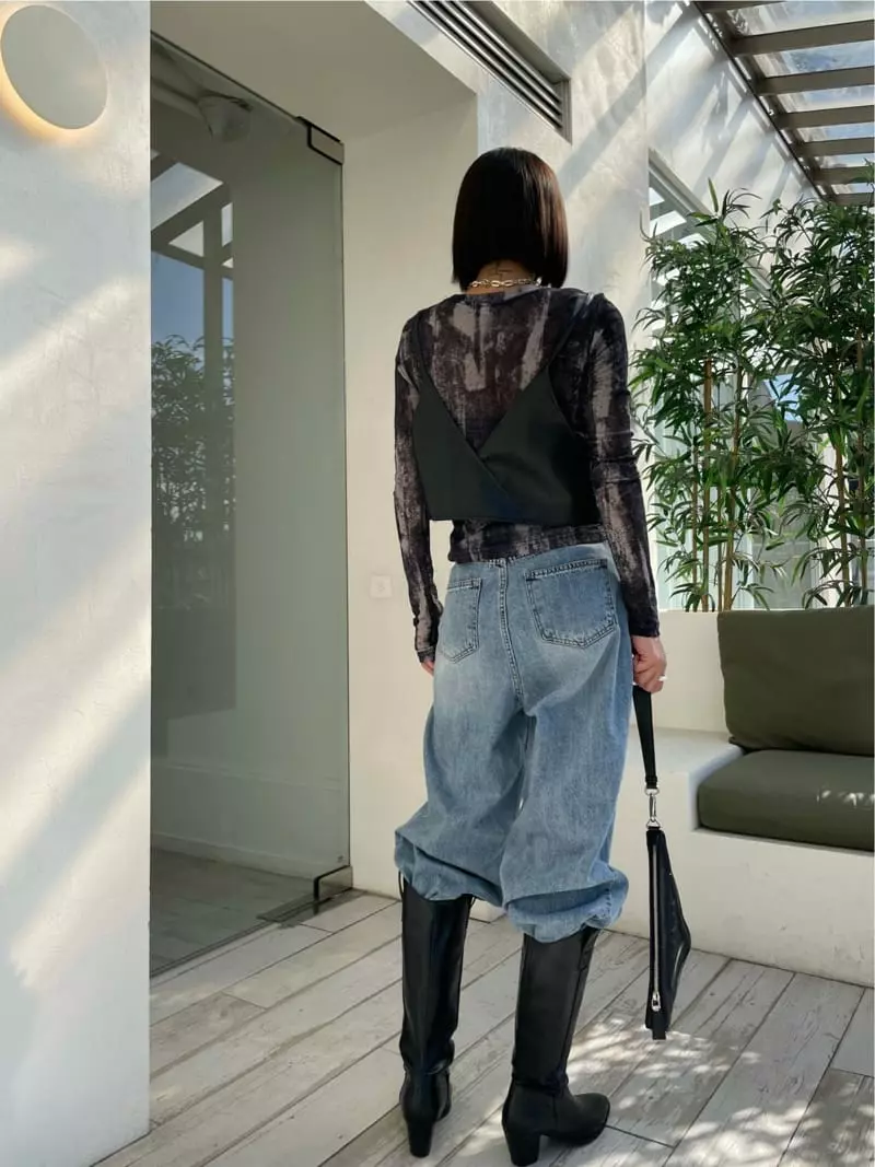 Ryon - Korean Women Fashion - #womensfashion - Leather Bustier - 12