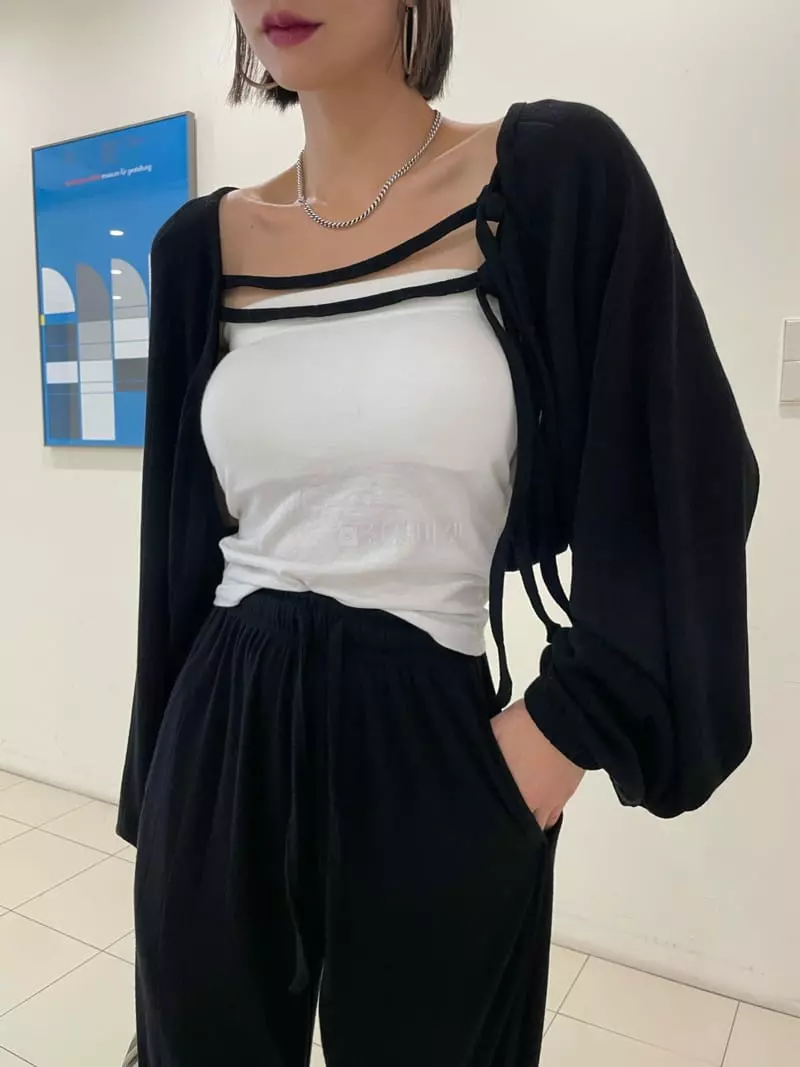 Ryon - Korean Women Fashion - #womensfashion - Rib Cardigan
