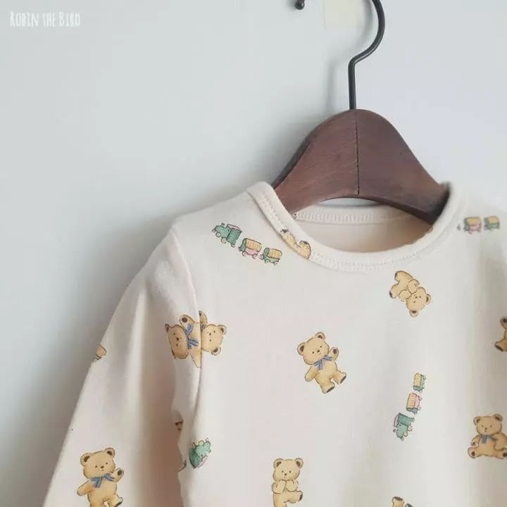 Saerobin - Korean Baby Fashion - #babyfever - Toy Bear Bodysuit - 3