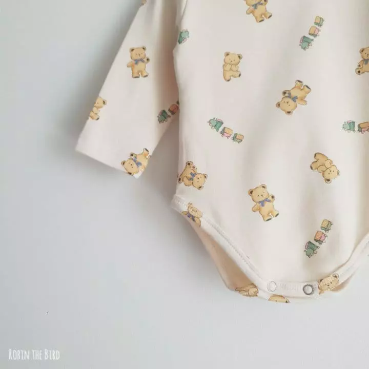 Saerobin - Korean Baby Fashion - #babyfever - Toy Bear Bodysuit - 4