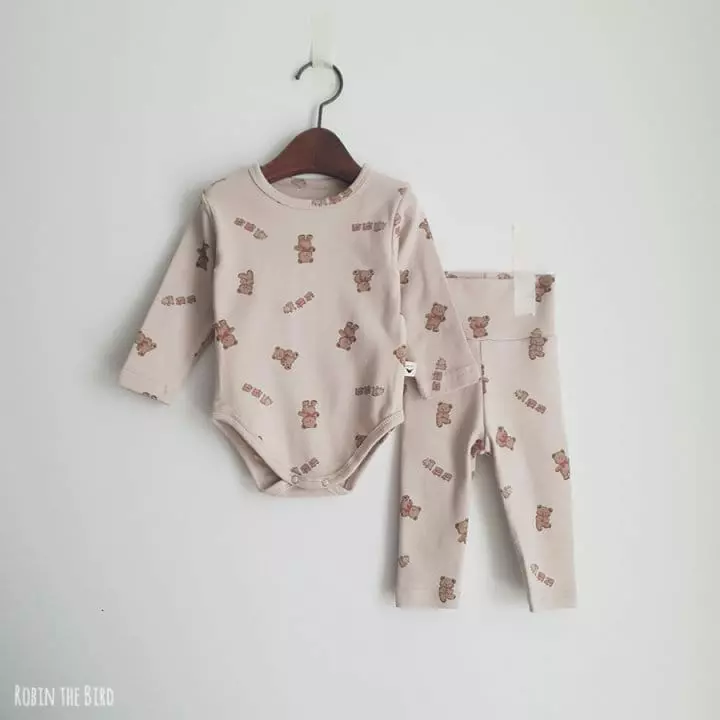 Saerobin - Korean Baby Fashion - #babyoninstagram - Toy Bear Bodysuit - 6
