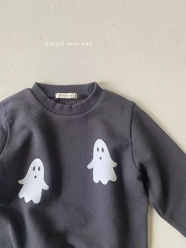 Salad Market - Korean Children Fashion - #fashionkids - Kid Ghost Sweatshirt - 2
