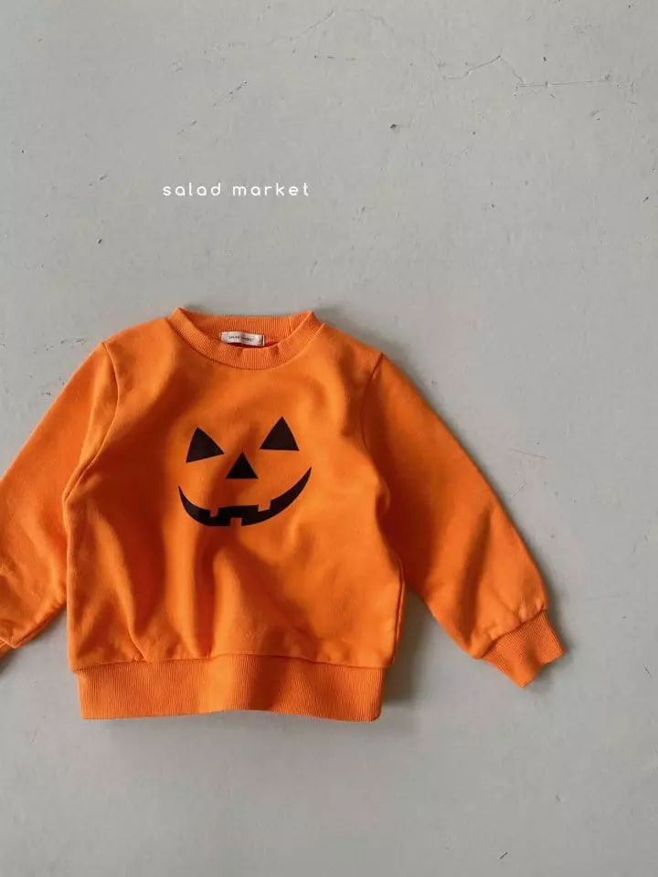 Salad Market - Korean Children Fashion - #fashionkids - Pumkin Sweatshirt
