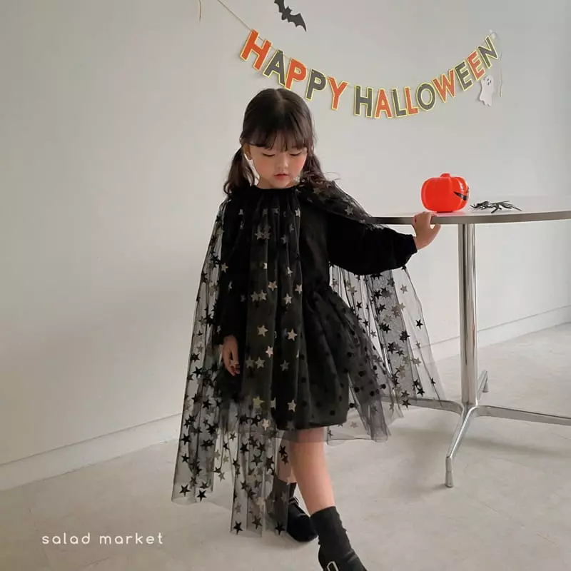 Salad Market - Korean Children Fashion - #littlefashionista - Night Cape - 5
