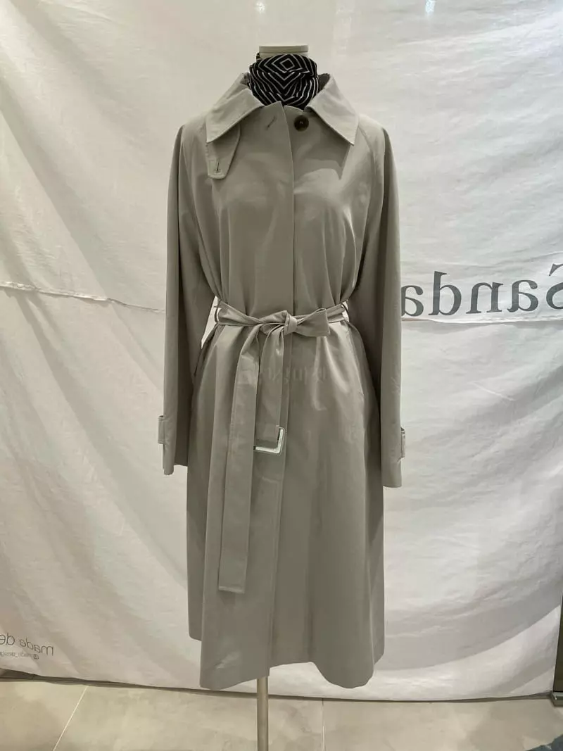 Sandalwood - Korean Women Fashion - #womensfashion - Slit Coat - 4