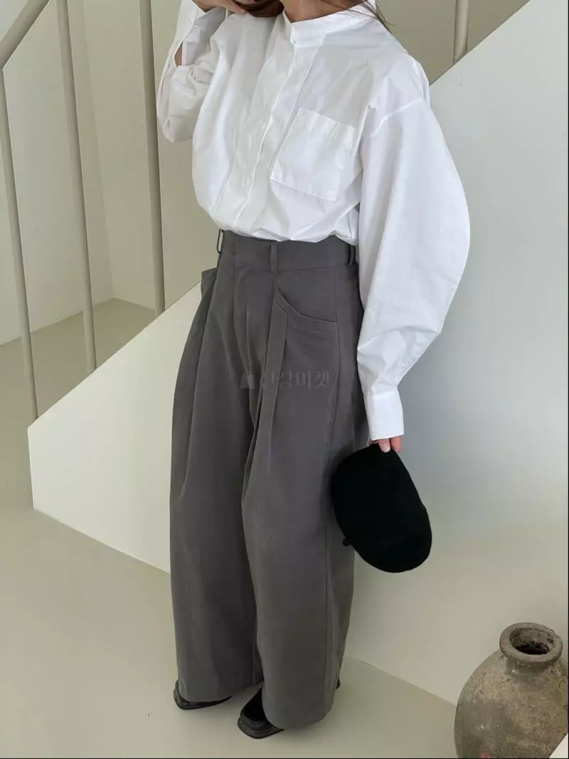 Sandalwood - Korean Women Fashion - #momslook - Clif Blouse