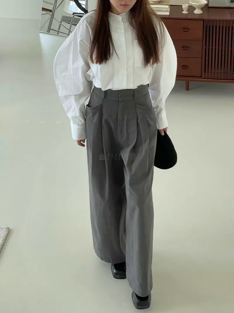 Sandalwood - Korean Women Fashion - #momslook - Clif Blouse - 5
