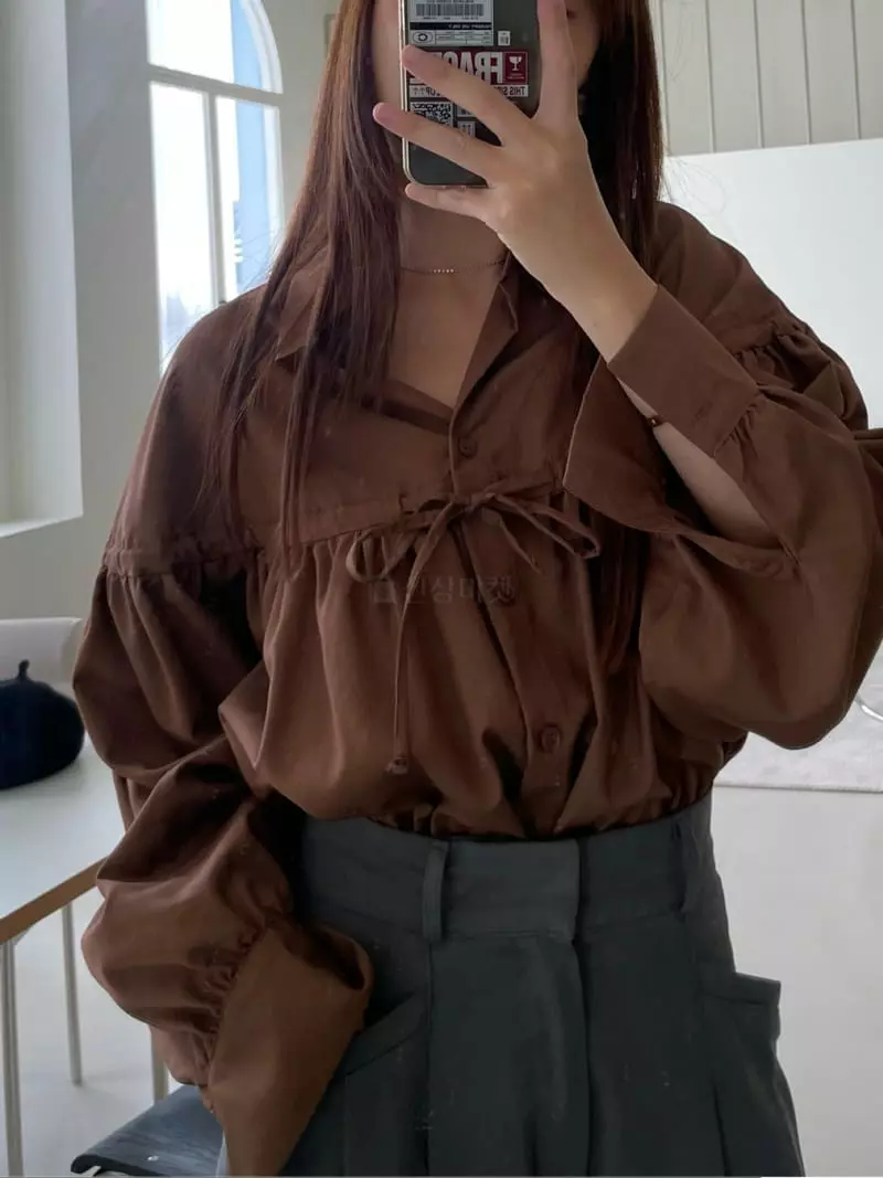 Sandalwood - Korean Women Fashion - #momslook - Lusy Blouse - 10
