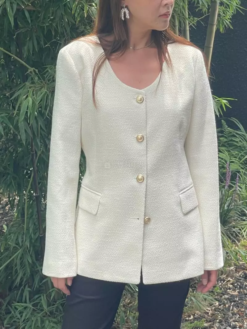 Sandalwood - Korean Women Fashion - #thelittlethings - Canelle Jacket - 4