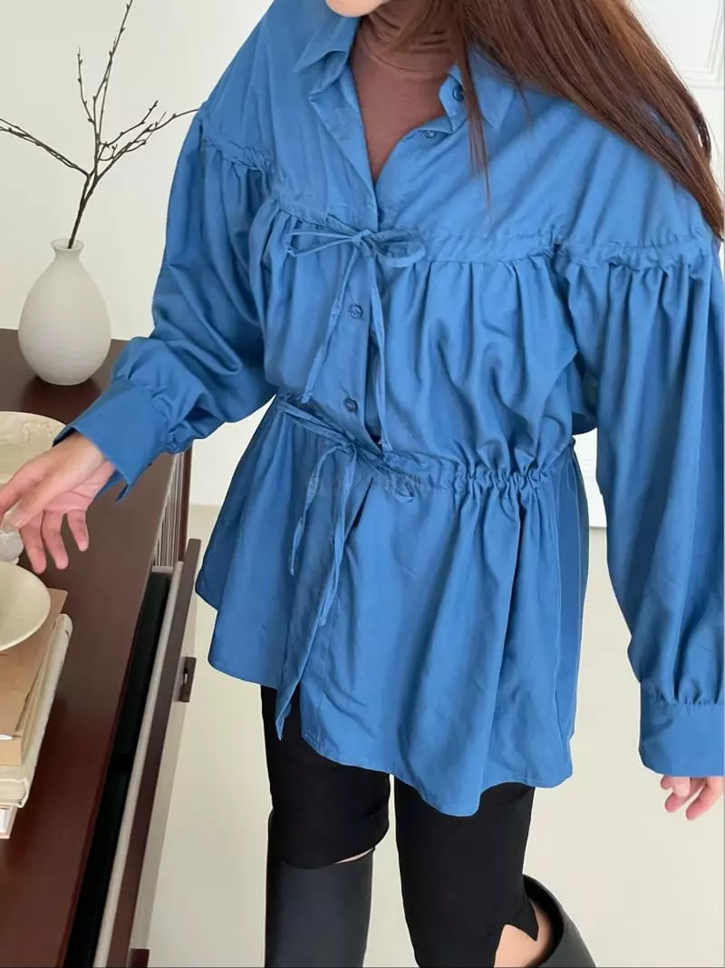 Sandalwood - Korean Women Fashion - #restrostyle - Lusy Blouse