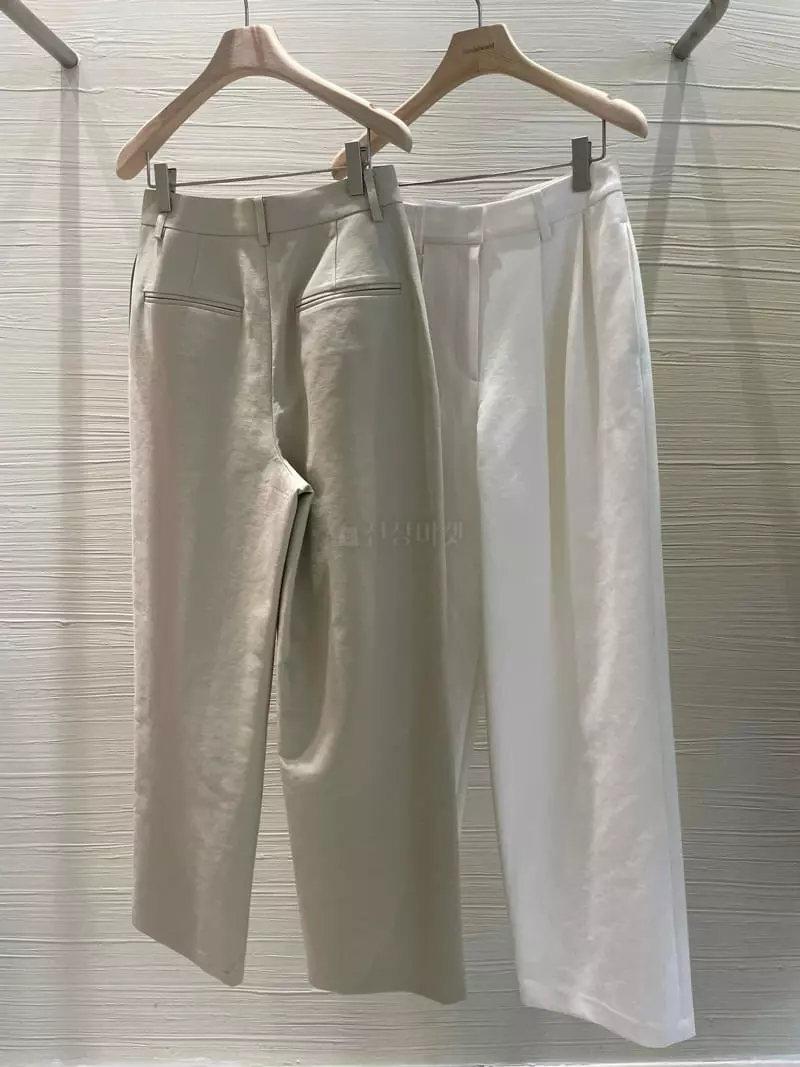 Sandalwood - Korean Women Fashion - #vintagekidsstyle - Two Tuck Pnats - 10