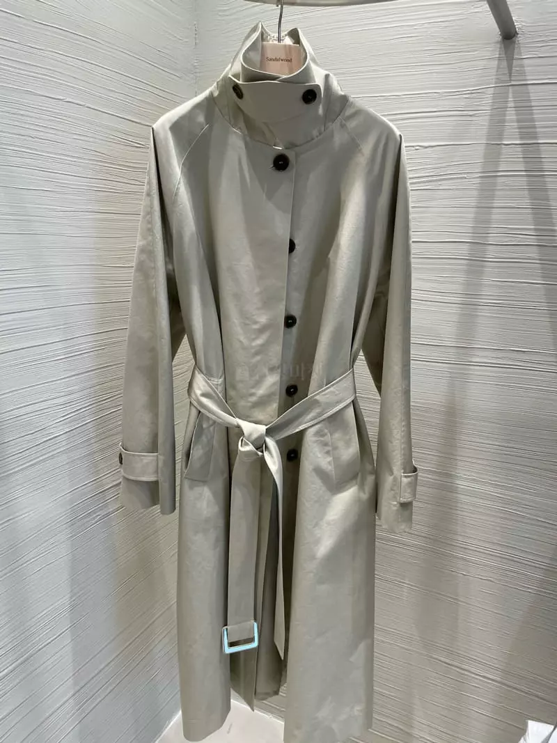 Sandalwood - Korean Women Fashion - #womensfashion - Slit Coat - 9