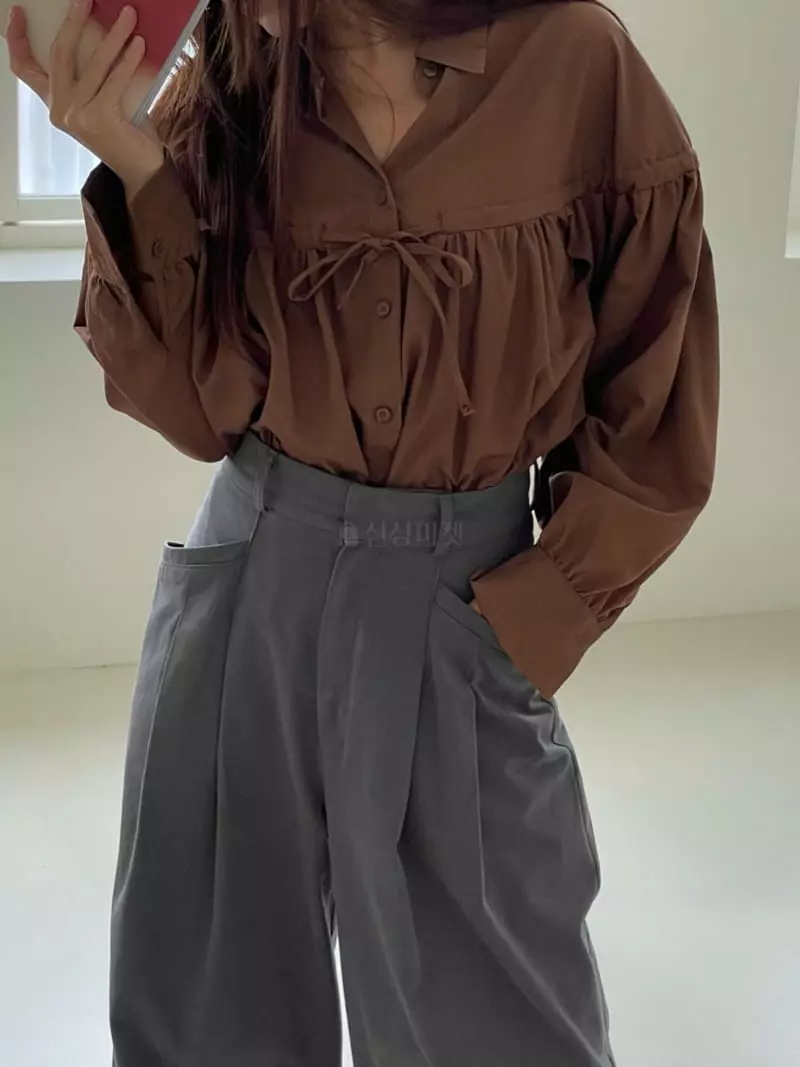 Sandalwood - Korean Women Fashion - #womensfashion - Lusy Blouse - 9