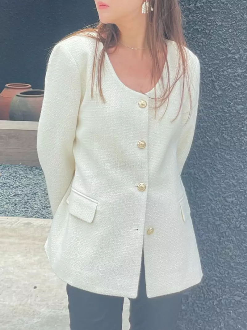 Sandalwood - Korean Women Fashion - #womensfashion - Canelle Jacket - 5