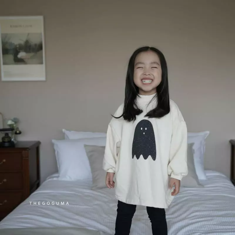 Shinseage Kids - Korean Children Fashion - #fashionkids - Ghost Fleece Long Tee - 2