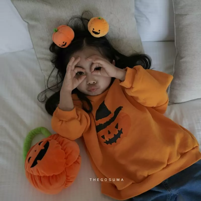 Shinseage Kids - Korean Children Fashion - #fashionkids - Halloween Pumpkin Sweatshirt - 4