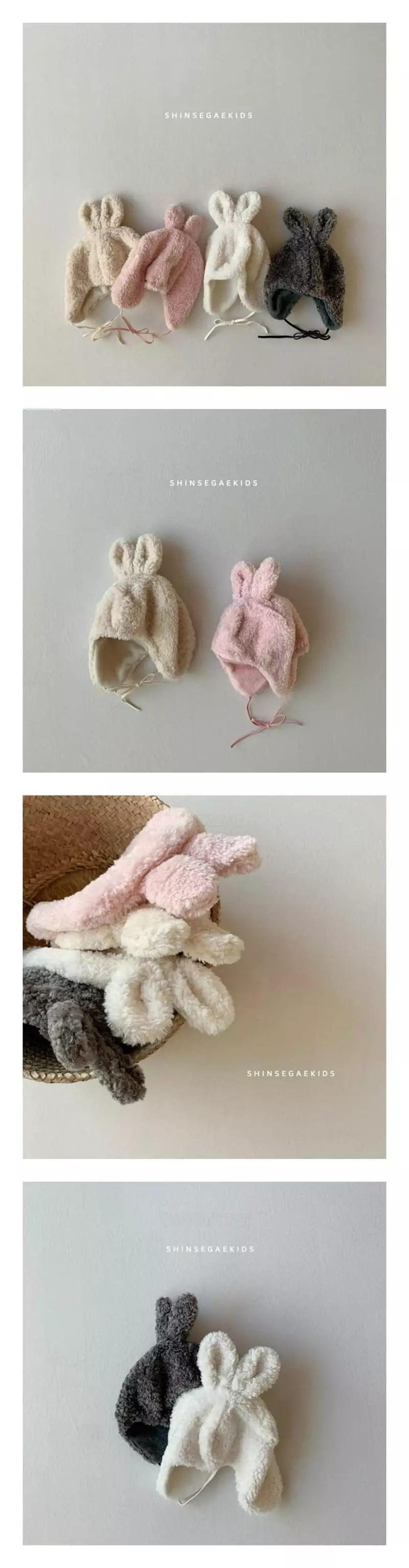 Shinseage Kids - Korean Children Fashion - #kidsstore - Rabbit Ears HAt