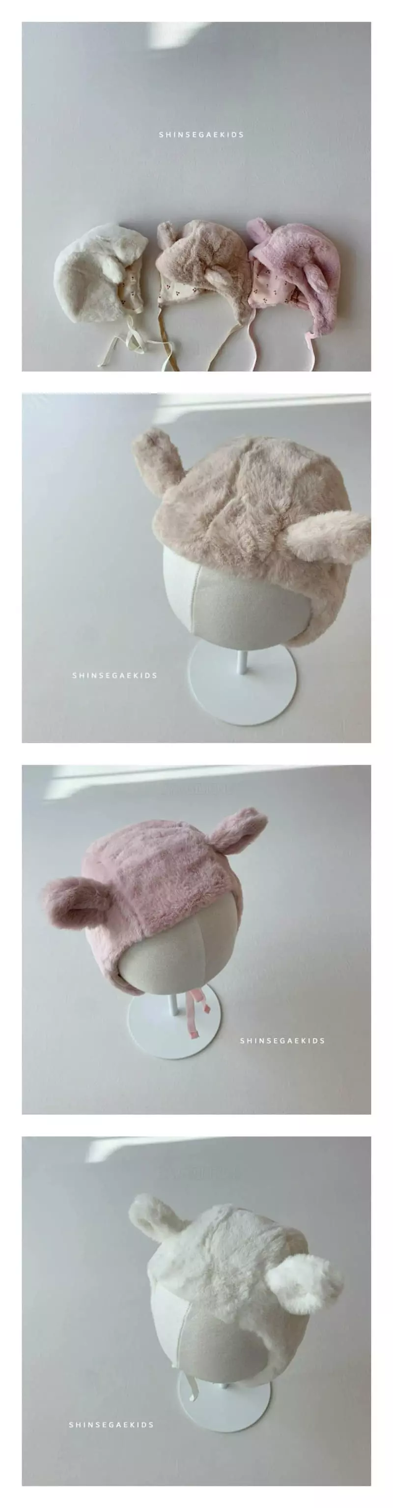Shinseage Kids - Korean Children Fashion - #kidzfashiontrend - Cherry Bear Ears Hat