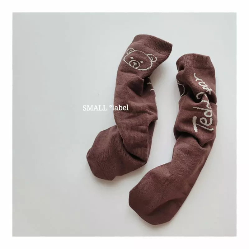 Small Label - Korean Children Fashion - #stylishchildhood - Teddy Bear A Socks Set  - 4