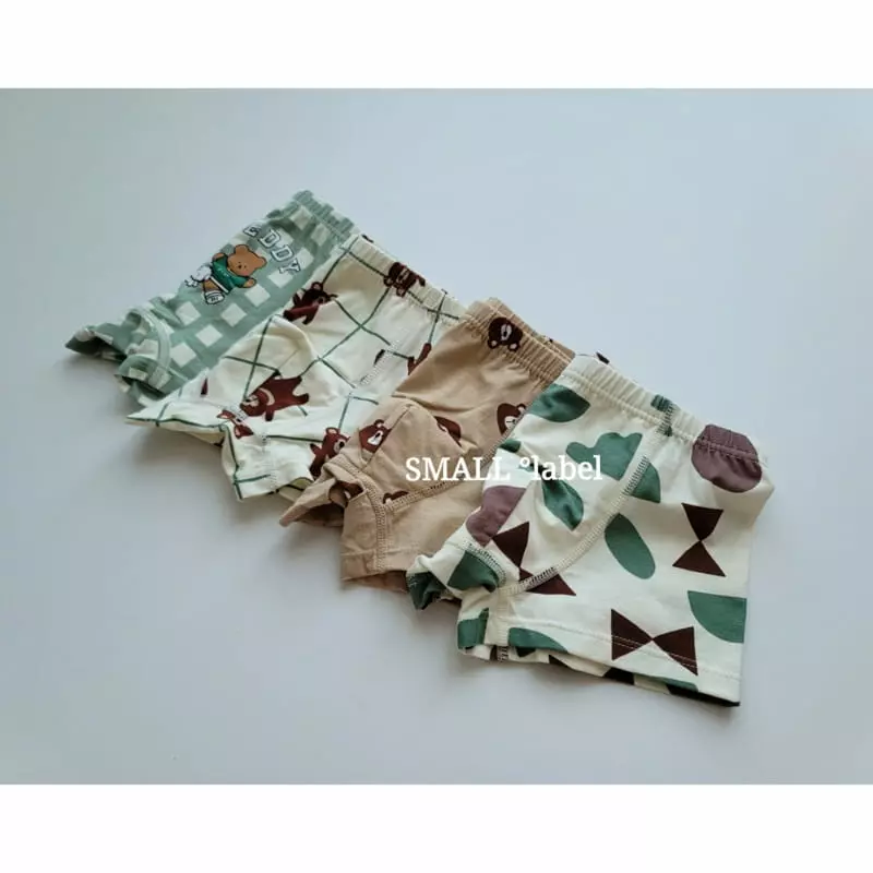 Small Label - Korean Children Fashion - #childrensboutique - Green Bear Underwear Set - 10