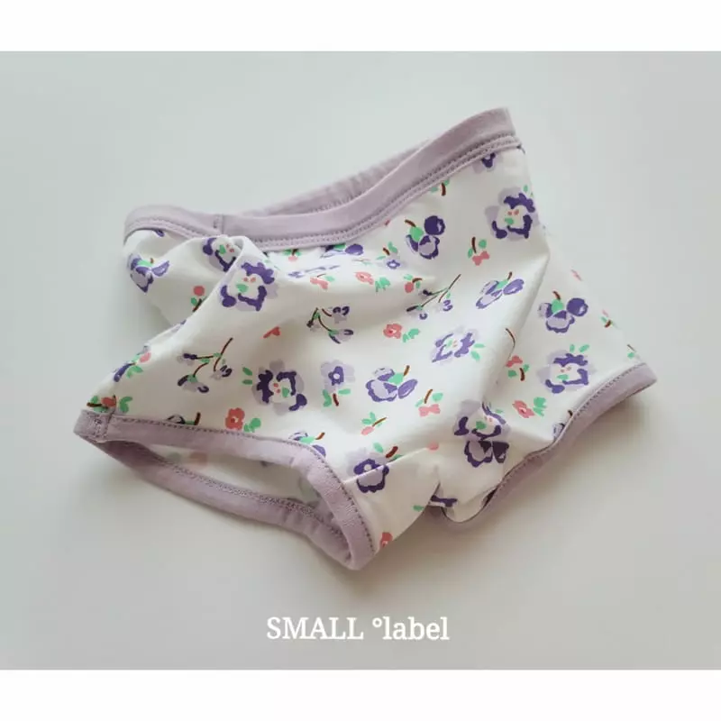 Small Label - Korean Children Fashion - #kidsshorts - Purple Rabbit Underwear Set
