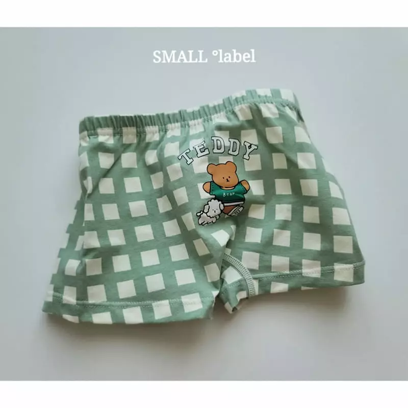 Small Label - Korean Children Fashion - #kidzfashiontrend - Green Bear Underwear Set - 2