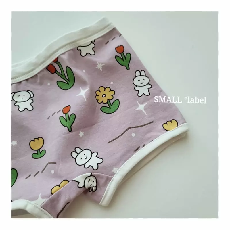 Small Label - Korean Children Fashion - #prettylittlegirls - Purple Rabbit Underwear Set - 8