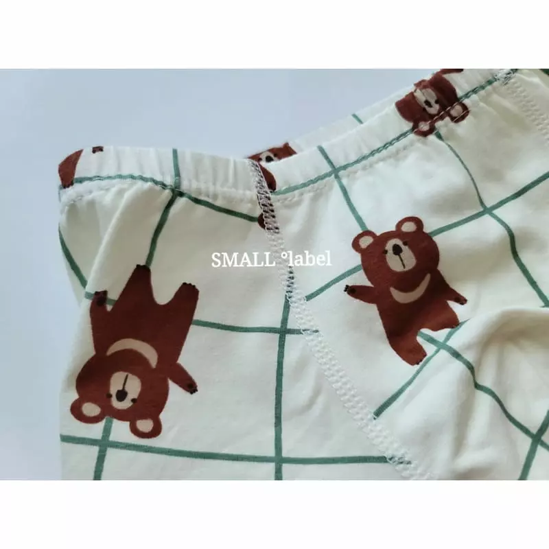 Small Label - Korean Children Fashion - #prettylittlegirls - Green Bear Underwear Set - 7