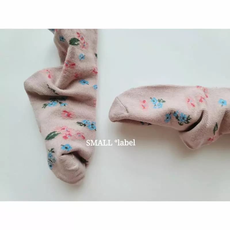 Small Label - Korean Children Fashion - #prettylittlegirls - Flower Nori Socks Set - 4