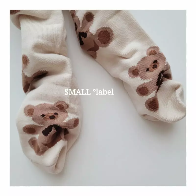Small Label - Korean Children Fashion - #toddlerclothing - Teddy Bear A Socks Set  - 2