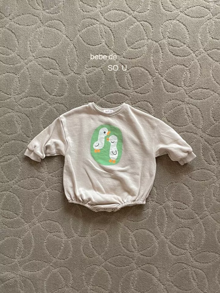 So U - Korean Baby Fashion - #babygirlfashion - Bebe Chick Bodysuit - 3