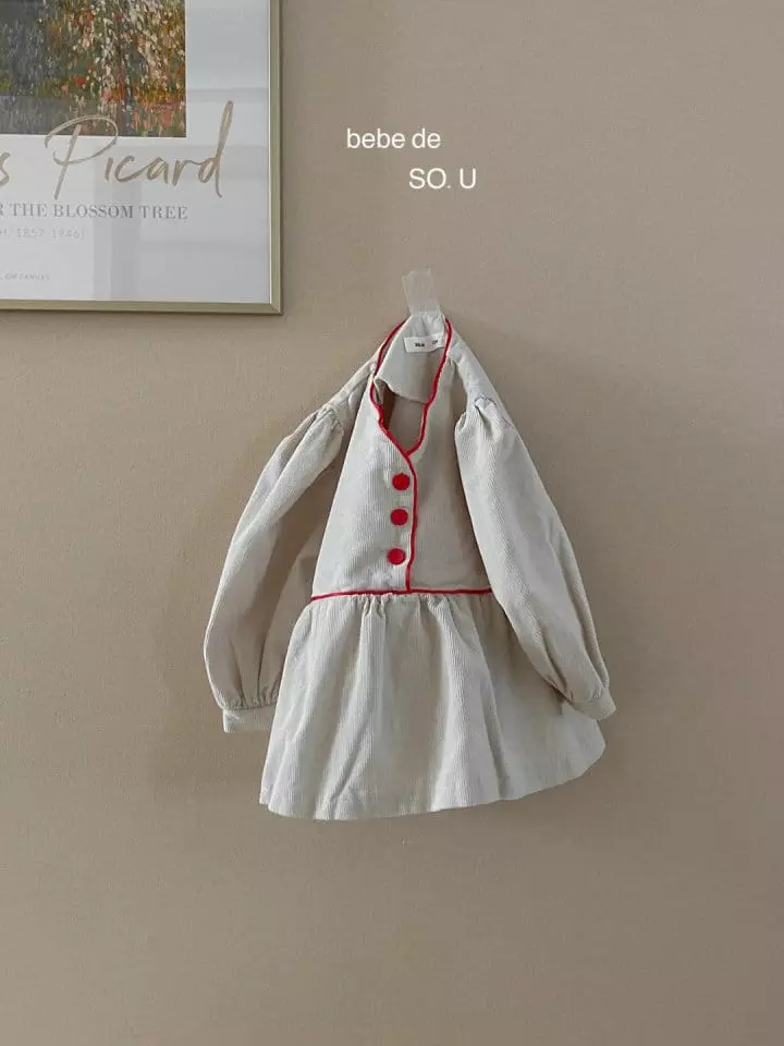 So U - Korean Baby Fashion - #babywear - Bebe V Neck Bodysuit - 10