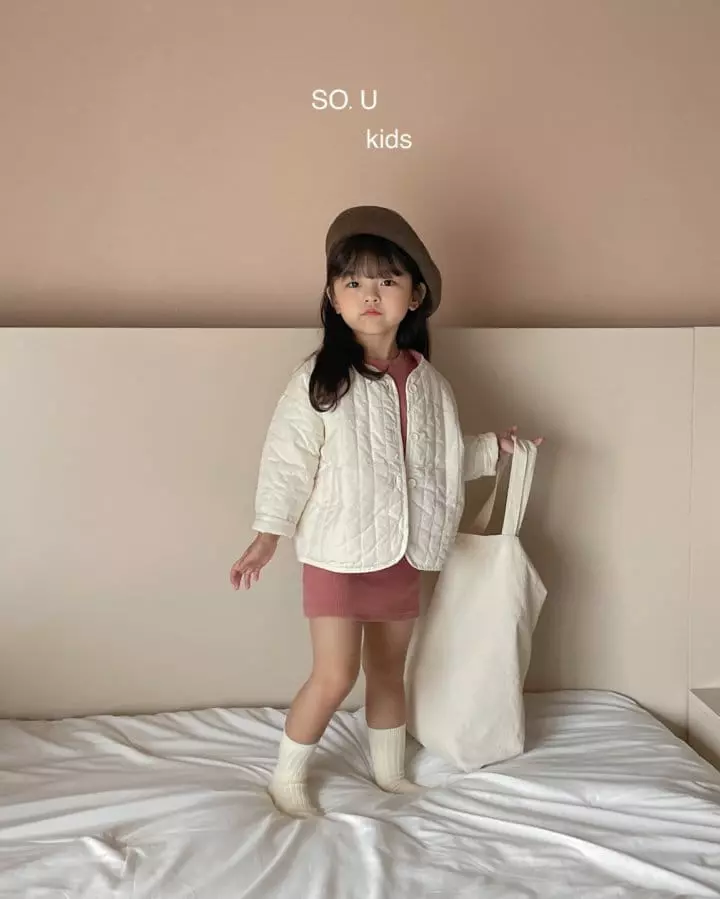 So U - Korean Children Fashion - #Kfashion4kids - Quilt Jumper