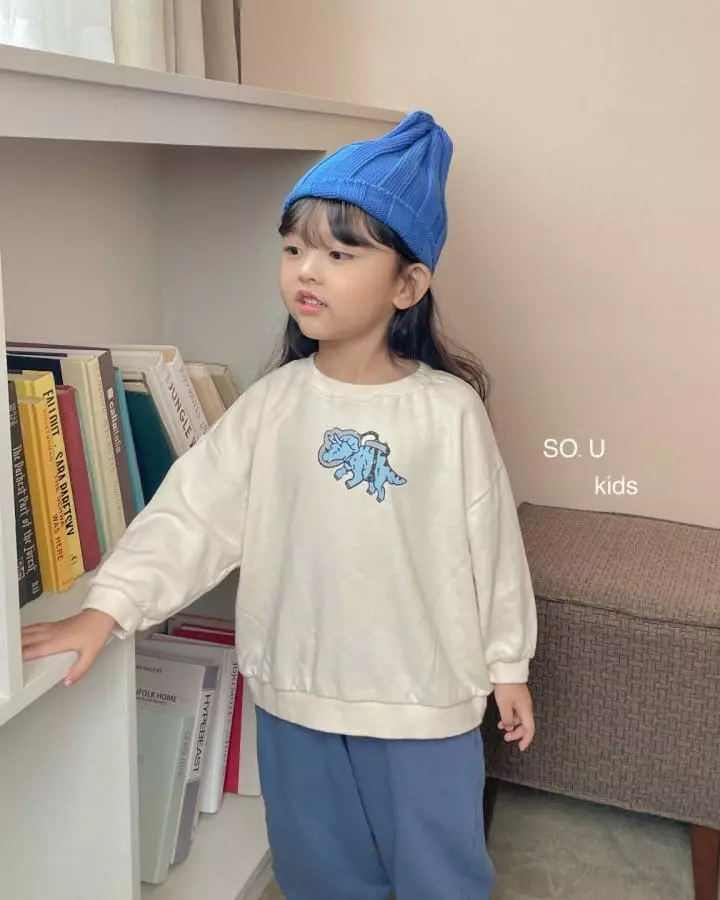 So U - Korean Children Fashion - #Kfashion4kids - Dino Sweatshirt - 12