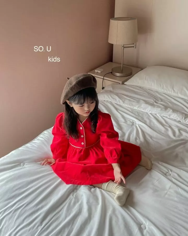 So U - Korean Children Fashion - #childofig - V Neck Stripes One-piece - 10