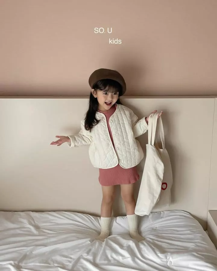 So U - Korean Children Fashion - #childofig - Quilt Jumper - 6