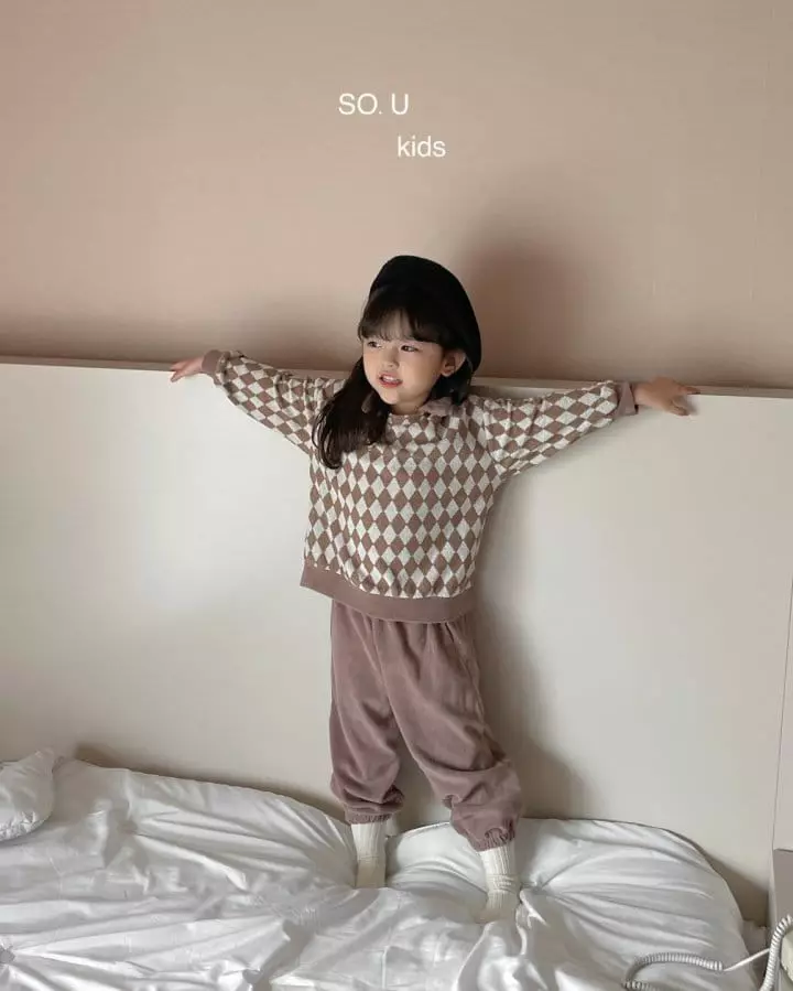 So U - Korean Children Fashion - #childrensboutique - Collar Chu Set - 7