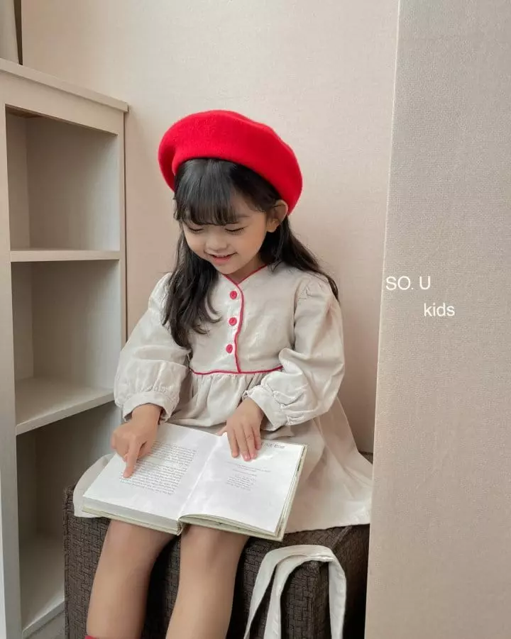 So U - Korean Children Fashion - #designkidswear - V Neck Stripes One-piece - 12