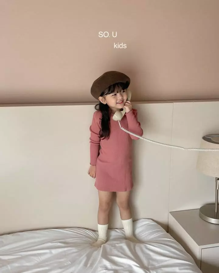 So U - Korean Children Fashion - #designkidswear - Rib Puff One-piece - 11