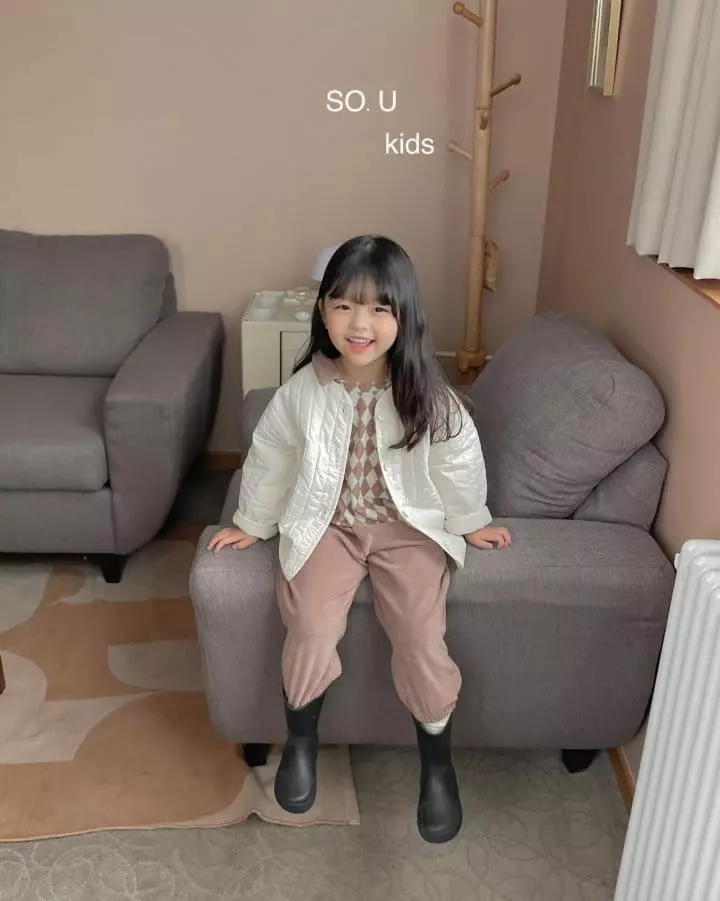 So U - Korean Children Fashion - #discoveringself - Collar Chu Set - 9