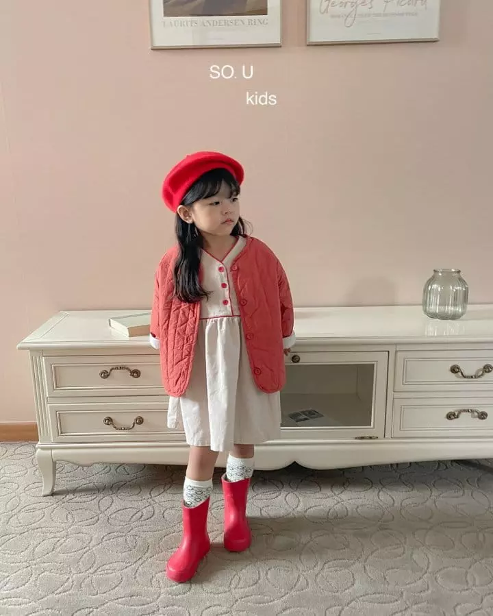 So U - Korean Children Fashion - #kidsshorts - Quilt Jumper - 12
