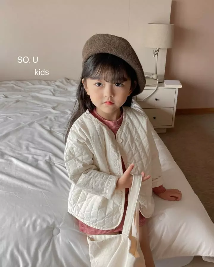 So U - Korean Children Fashion - #magicofchildhood - Quilt Jumper - 3
