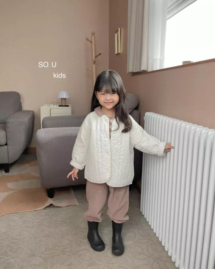 So U - Korean Children Fashion - #magicofchildhood - Quilt Jumper - 4