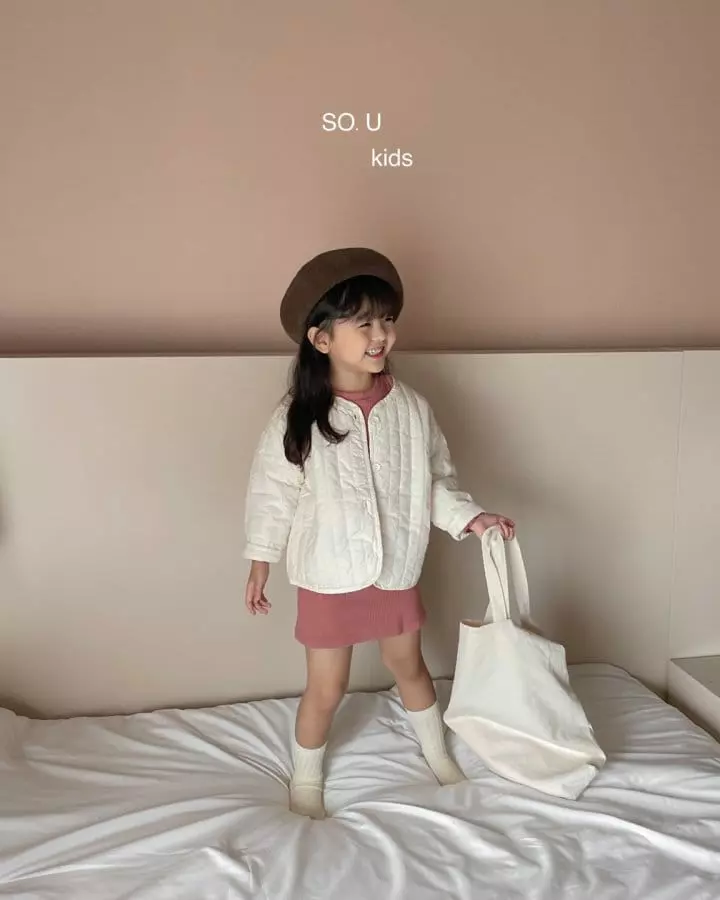 So U - Korean Children Fashion - #prettylittlegirls - Quilt Jumper - 5