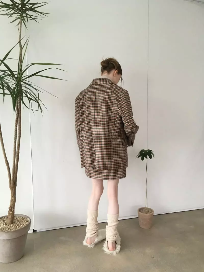 Soapyroom - Korean Women Fashion - #momslook - Paul Check Skirt - 3